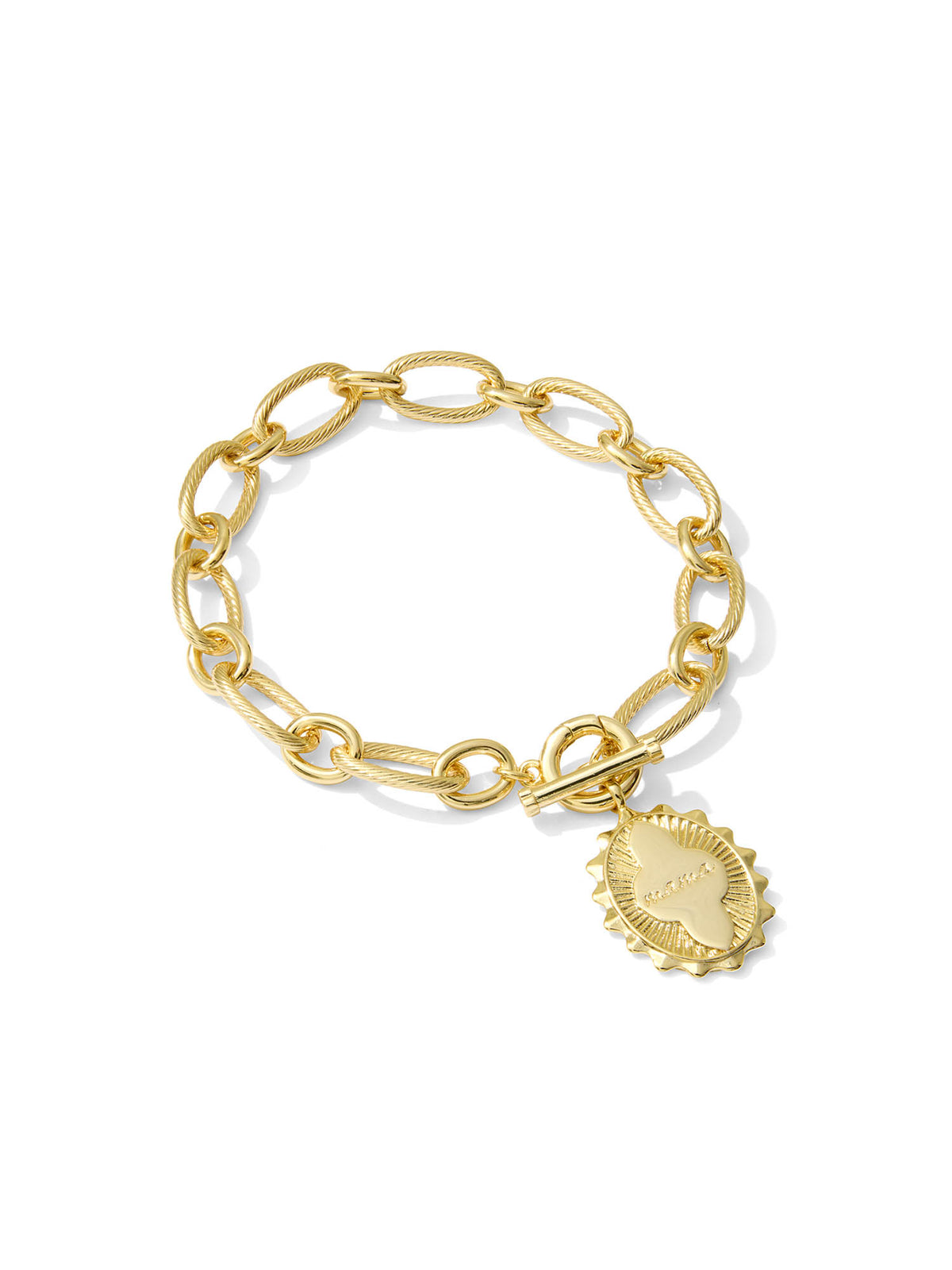 Kendra Scott Mama Gold Link & Chain Bracelet