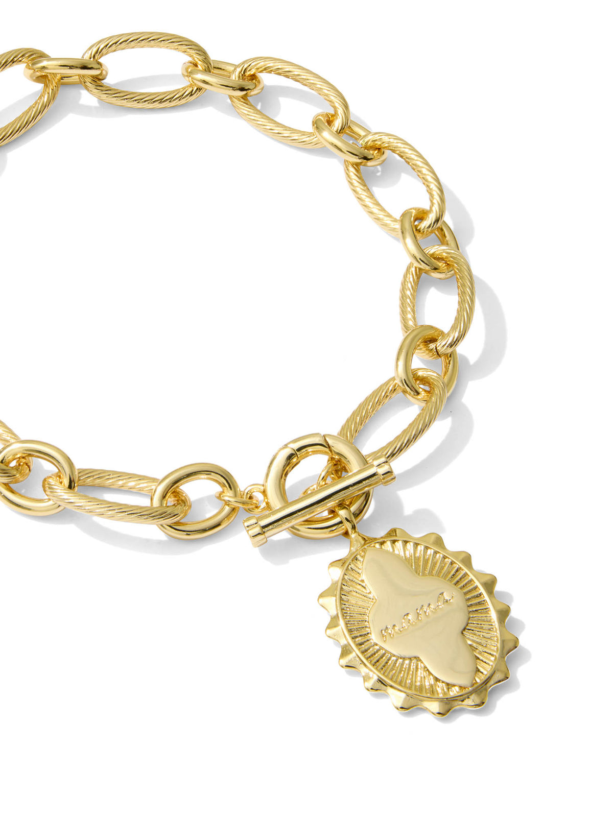 Kendra Scott Mama Gold Link & Chain Bracelet