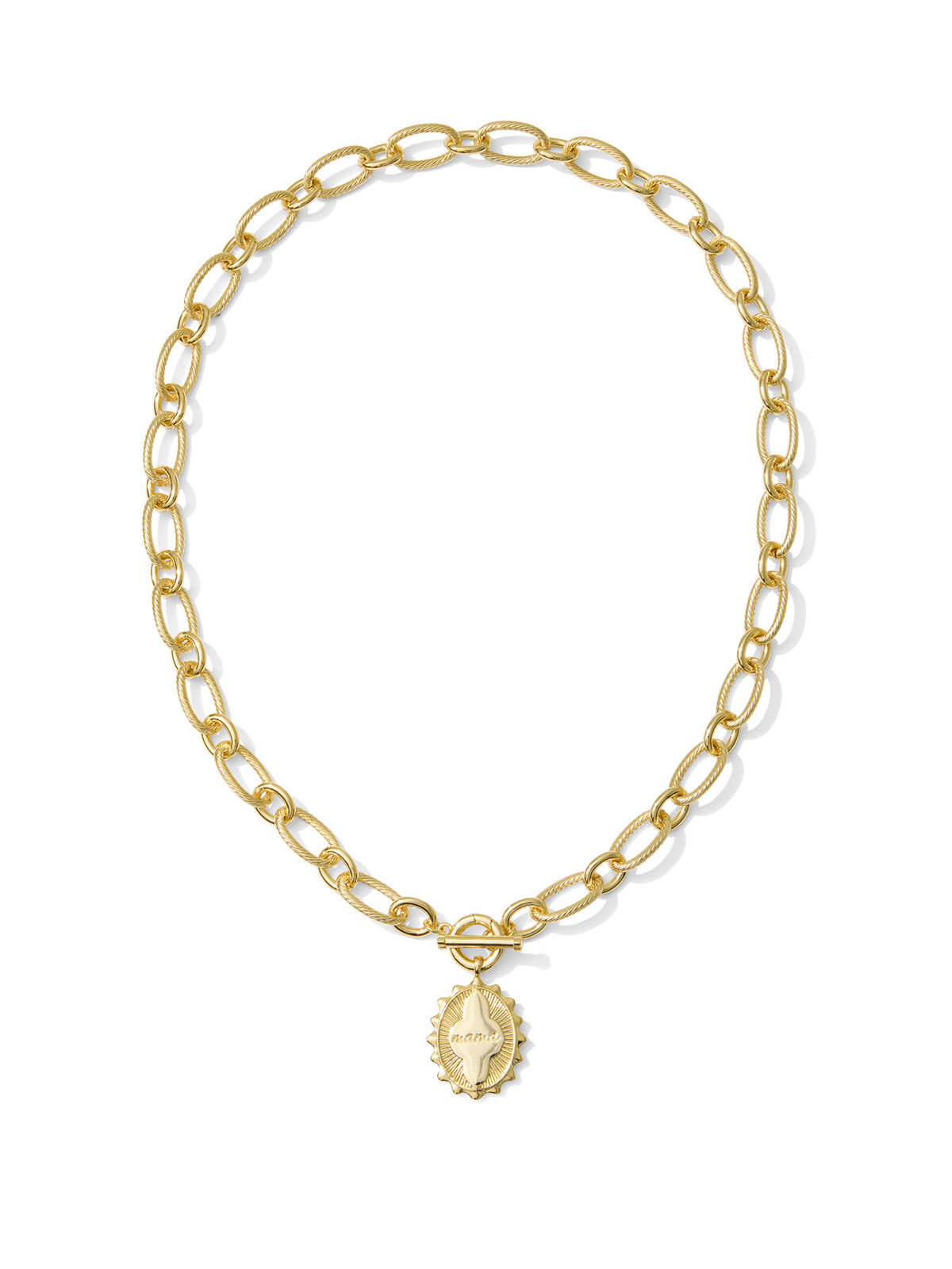 Kendra Scott Mama Necklace & Mikki Huggie Earrings Gold Gift Set