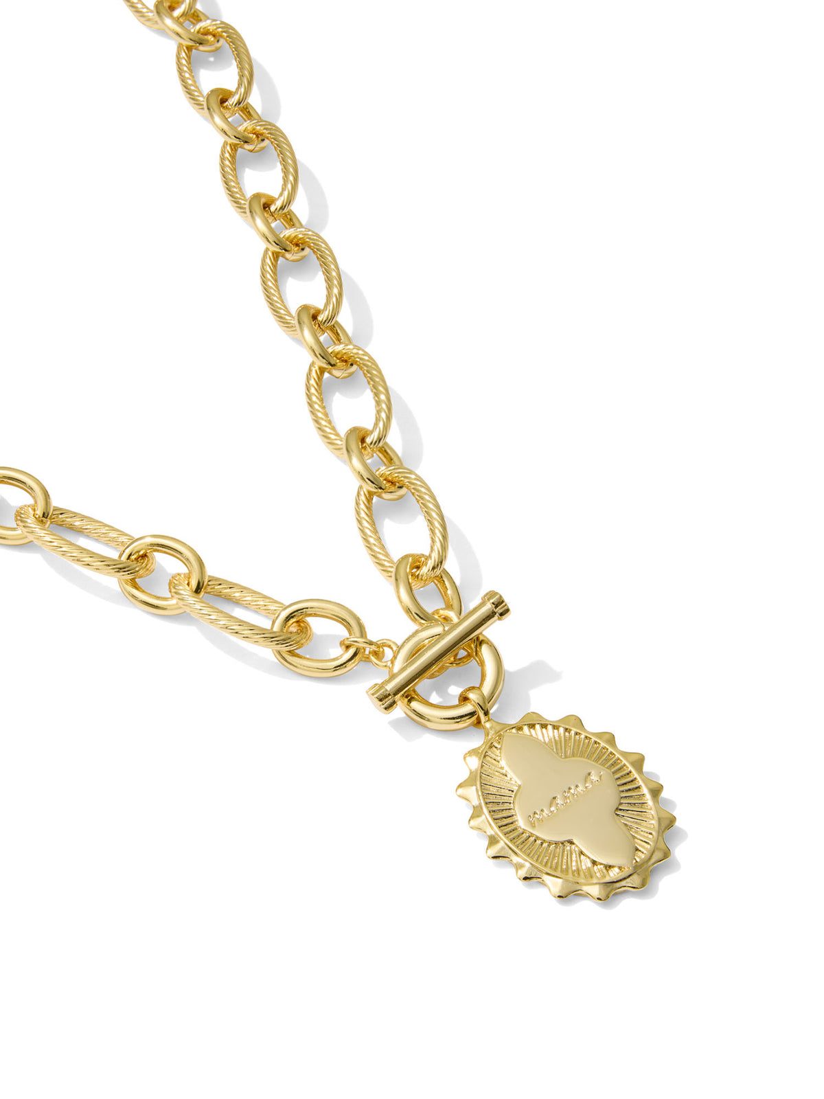 Kendra Scott Mama Necklace & Mikki Huggie Earrings Gold Gift Set