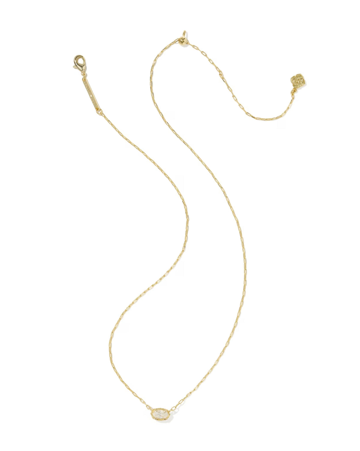 Kendra Scott Mini Elisa Luxe Gold Pendant Necklace