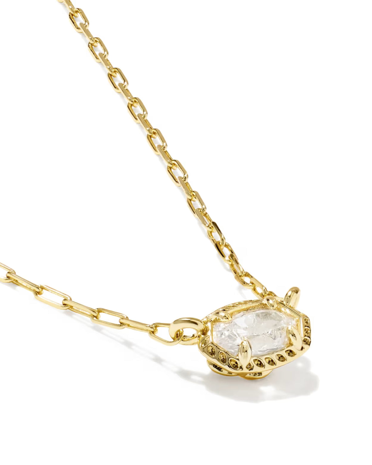 Kendra Scott Mini Elisa Luxe Gold Pendant Necklace