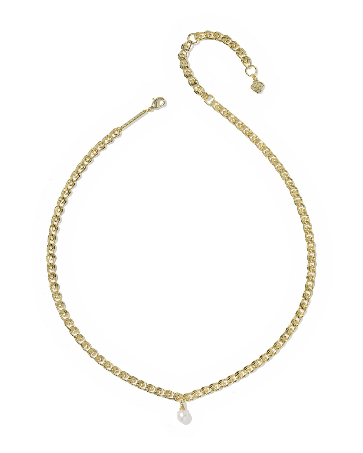 Kendra Scott Oakland Pearl Short Pendant Necklace Gold