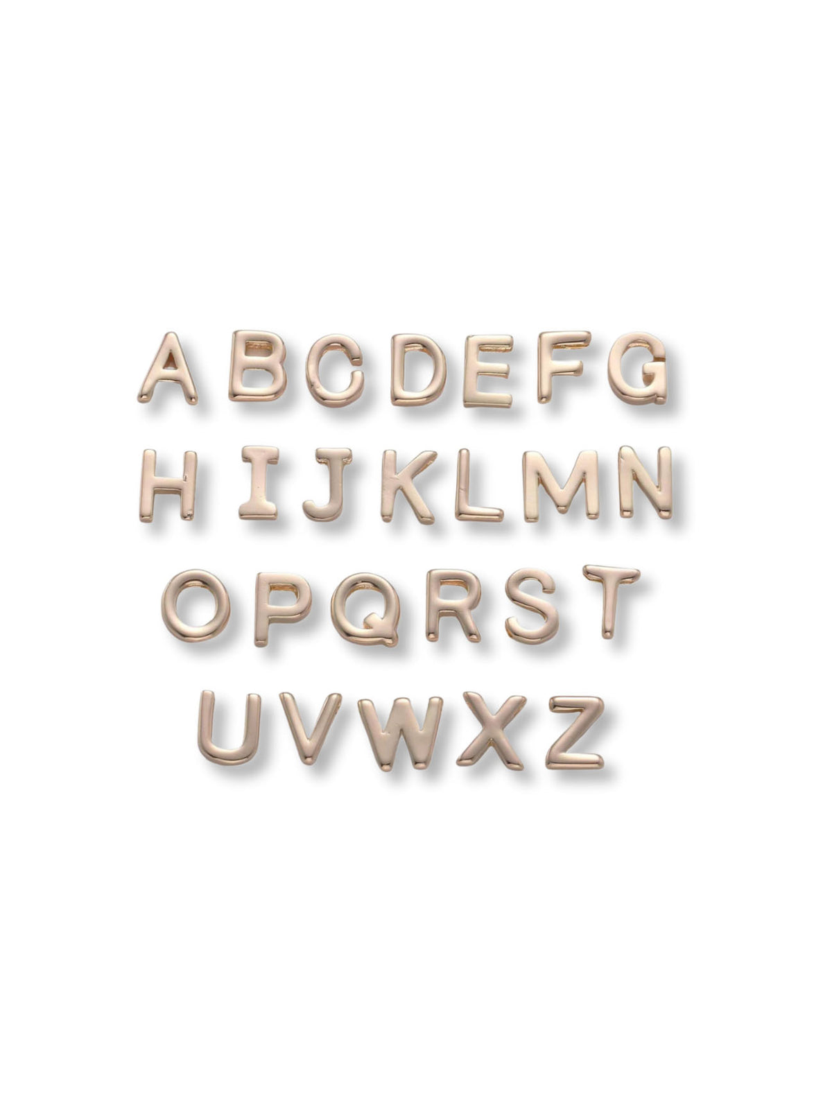 Kinsey Charm Bar Gold Letter Slide Charm