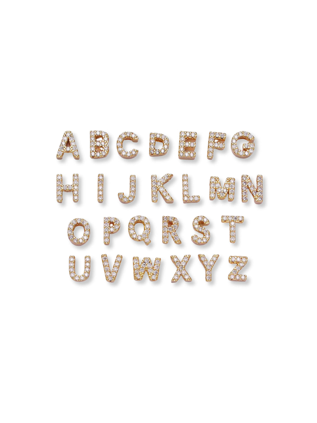 Kinsey Charm Bar Lux Letter Slide Charm