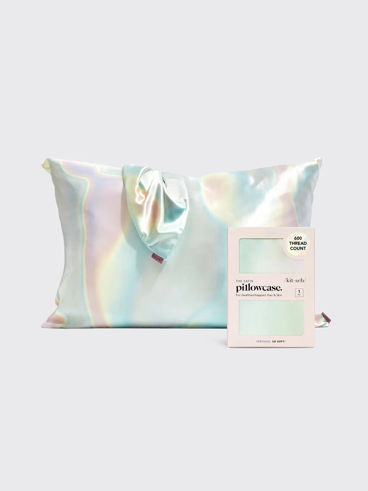 kitsch satin pillowcase aura