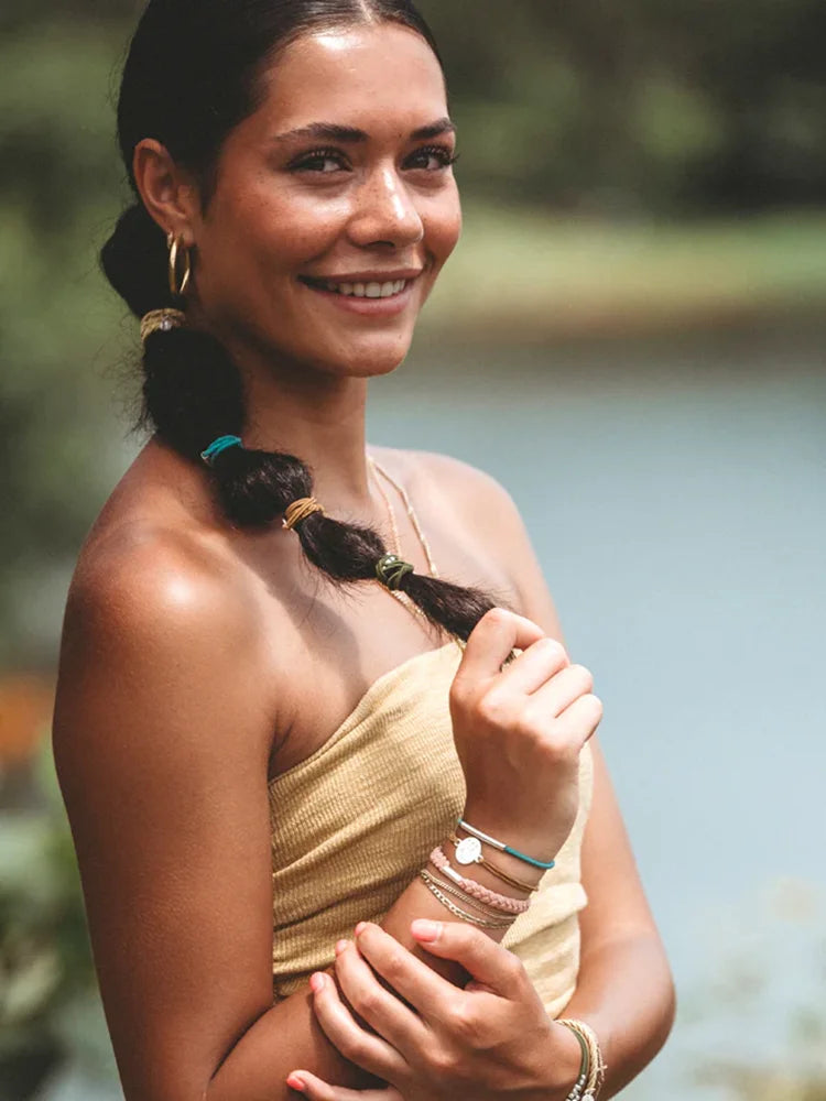 K'lani Hair Tie Bracelet Set Aloha
