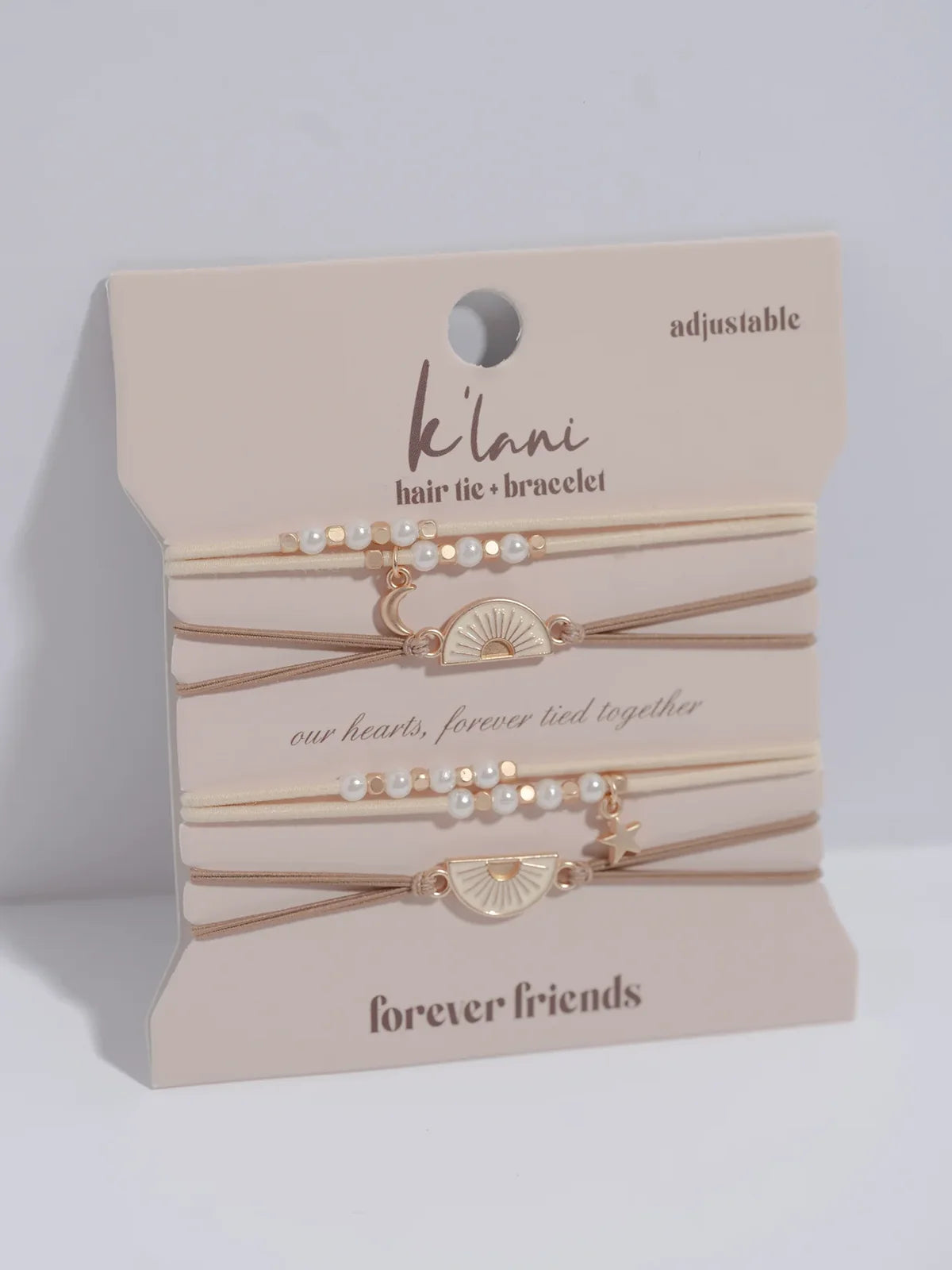 K'lani Hair Tie Bracelet Set Forever Friends