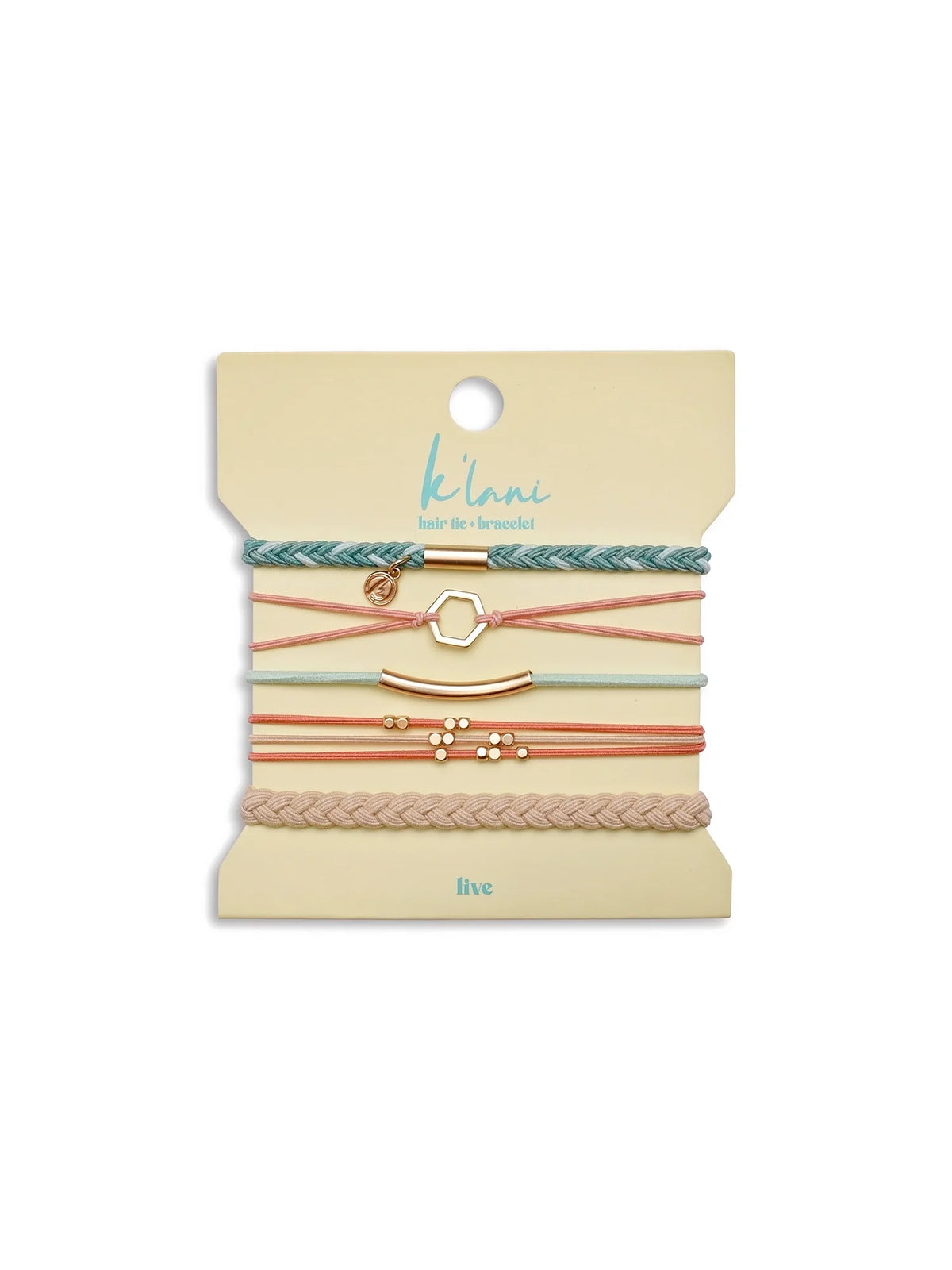K'lani Hair Tie Bracelet Set Live