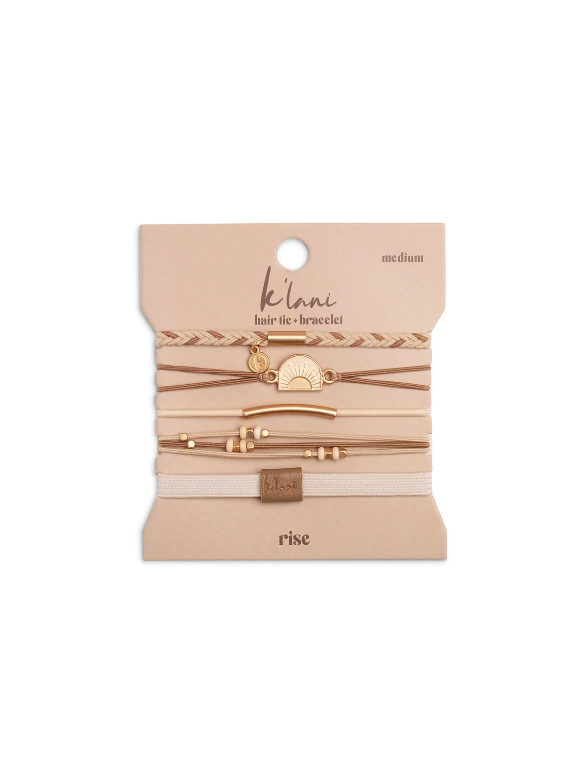 K'lani Hair Tie Bracelet Set Rise