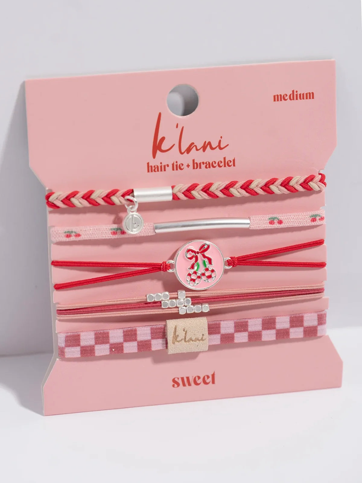 K'lani Hair Tie Bracelet Set Sweet