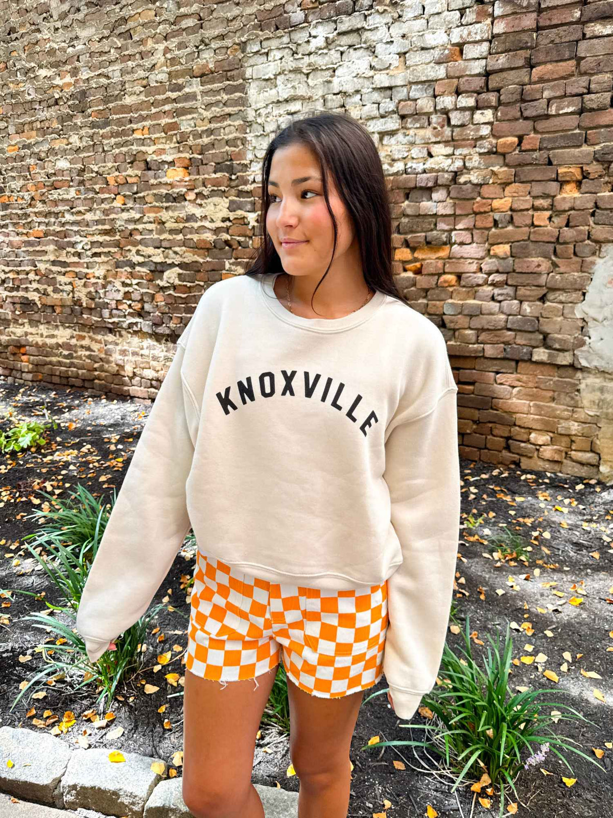 Knoxville Cropped Graphic Sweatshirt