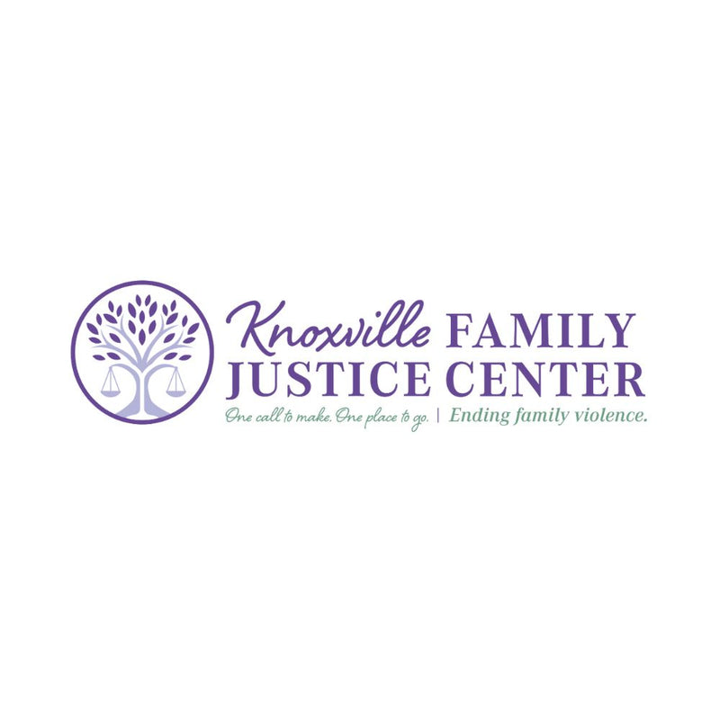 knoxville family justice center logo blissful change round up partner