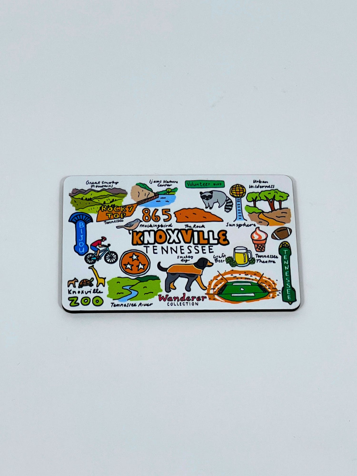 Knoxville Game Day Wanderer Magnet
