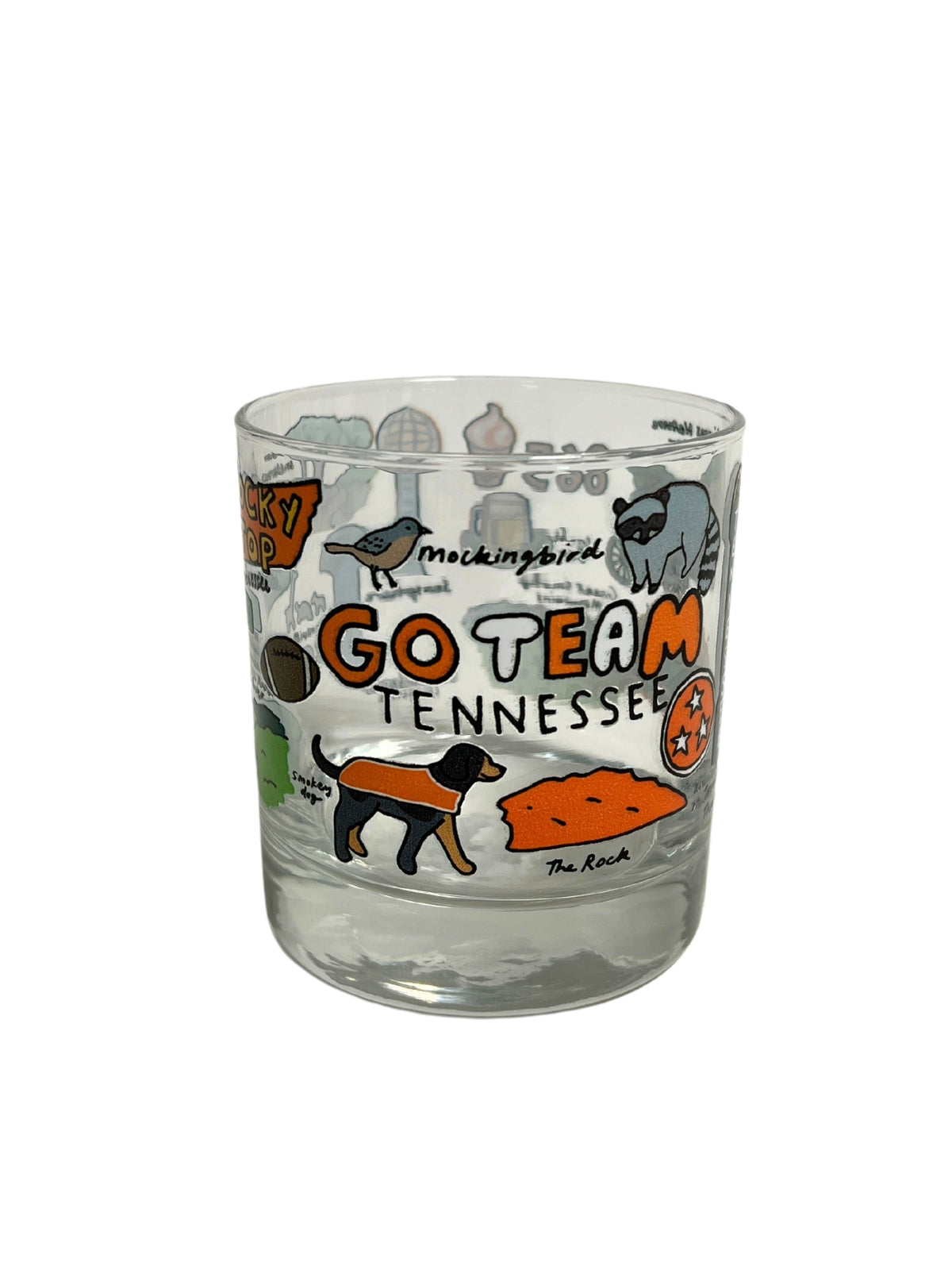 Go Team TN Wanderer Whiskey Glass