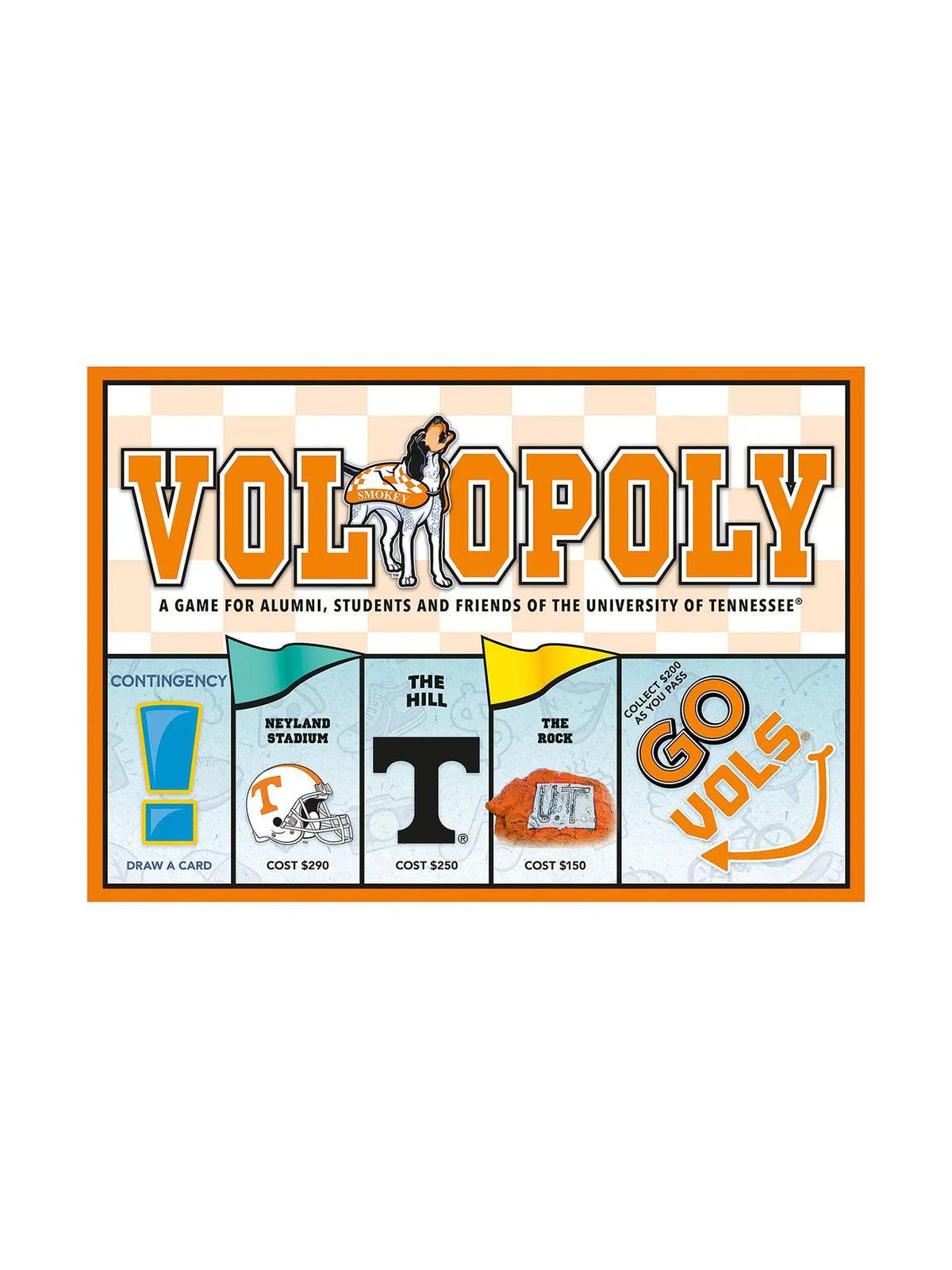 Late For The Sky VOL-Opoly University of Tennessee Volunteers Monopoly Board Game
