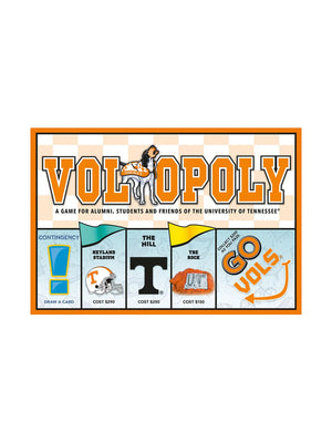 Late For The Sky VOL-Opoly University of Tennessee Volunteers Monopoly Board Game