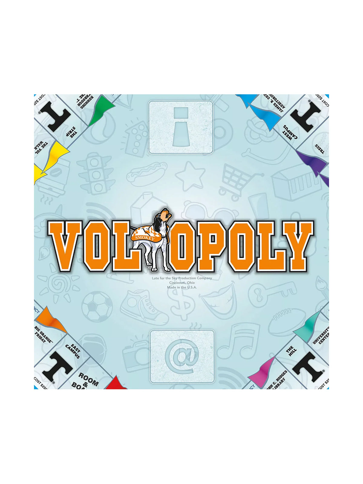 Late For The Sky VOL-Opoly University of Tennessee Volunteers Monopoly Board Game