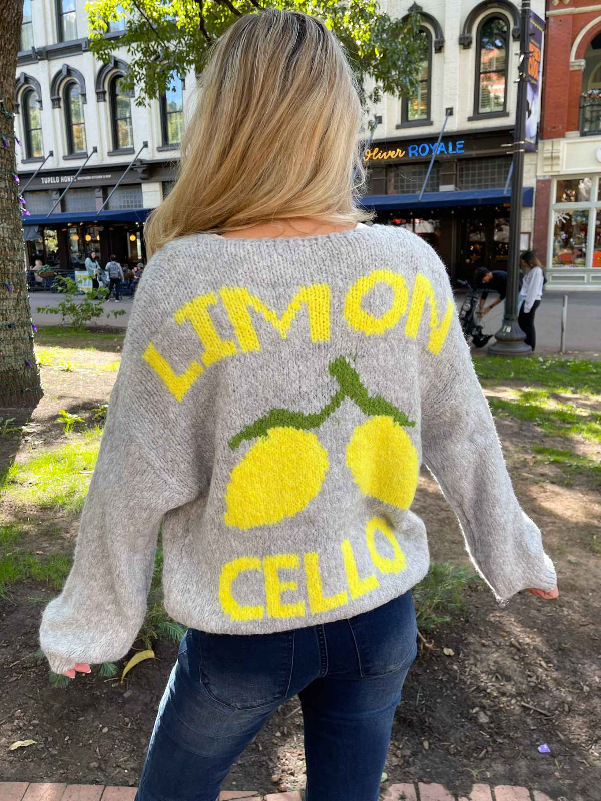 Limoncello Cardigan grey