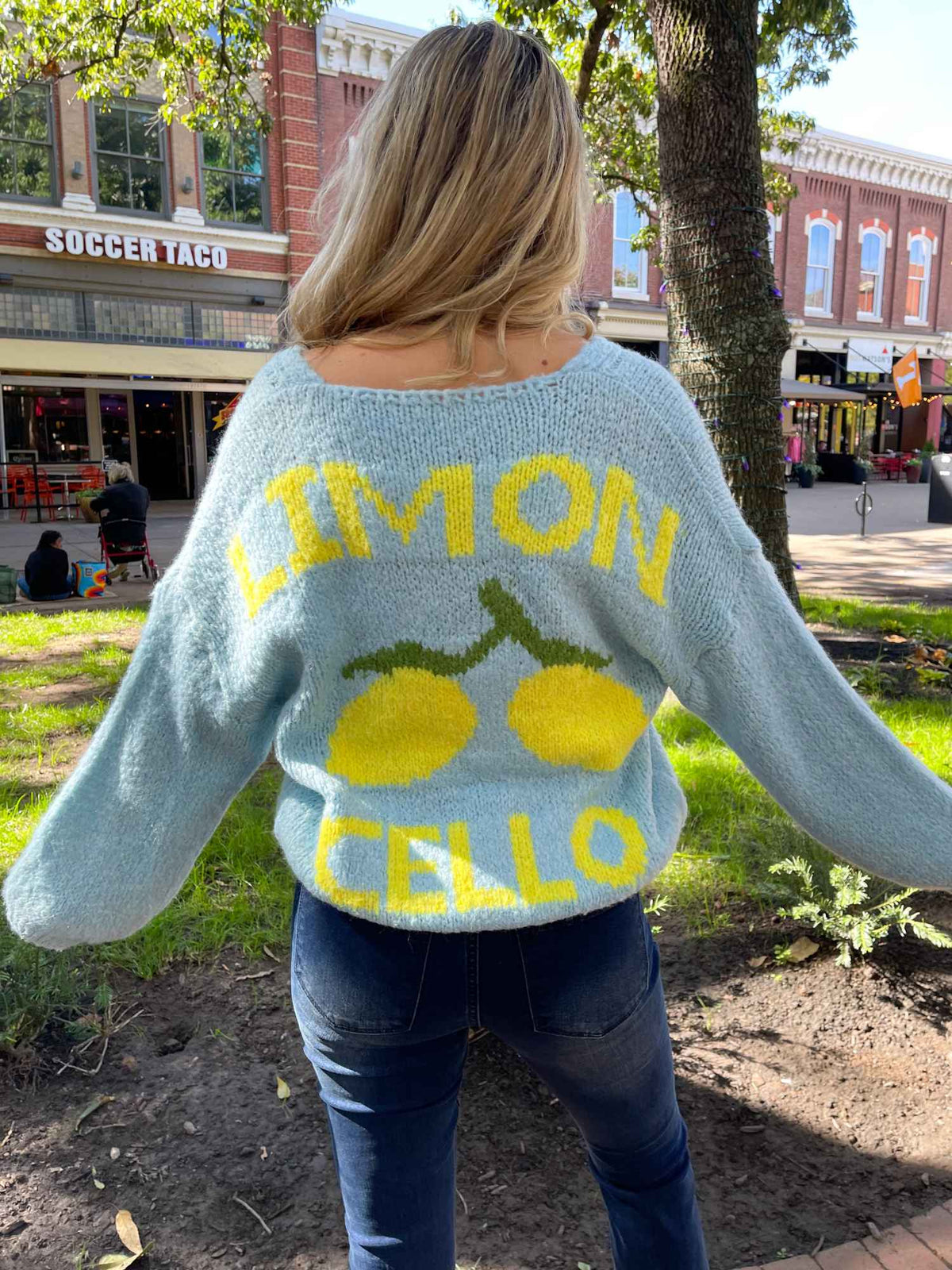 Limoncello Cardigan blue
