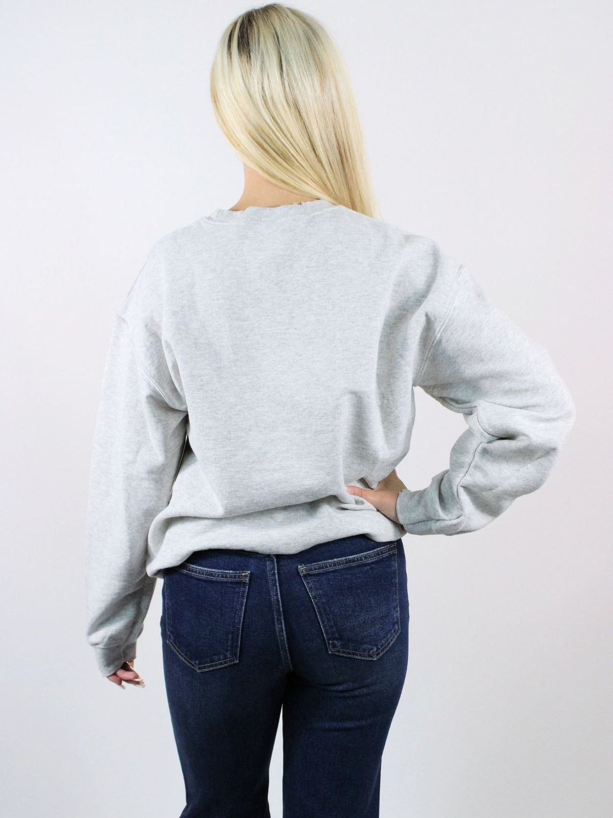 Livy Lu TN Vols Varsity Stamp Sweatshirt Ash Gray