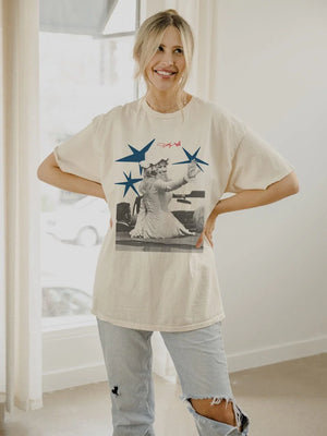 livylu dolly parton all american tee in off white-front