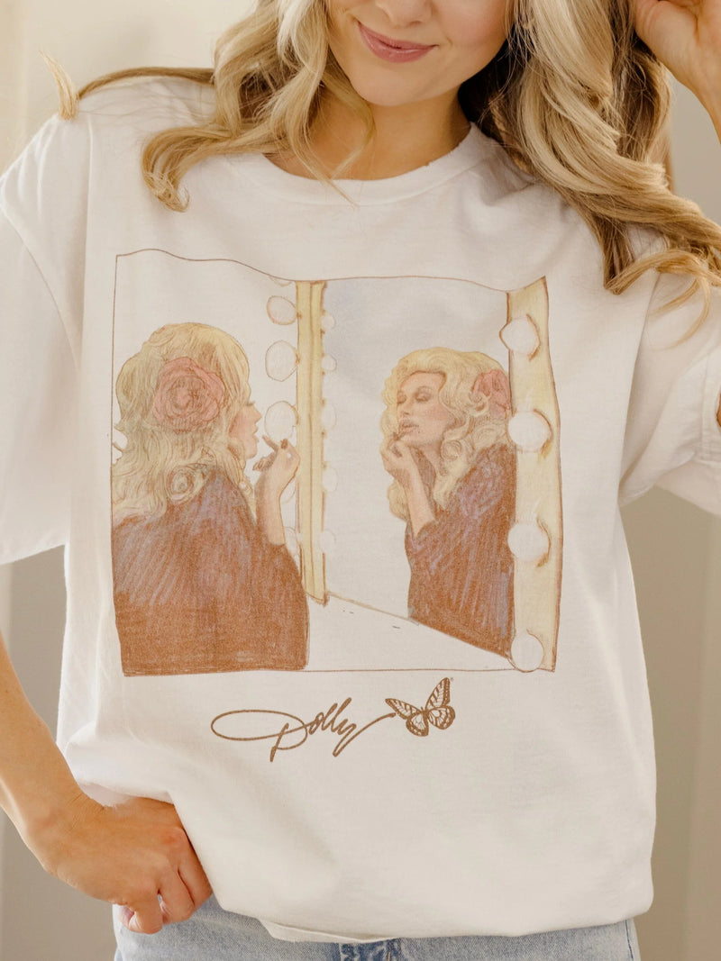 LivyLu Dolly Parton Lipstick Tee