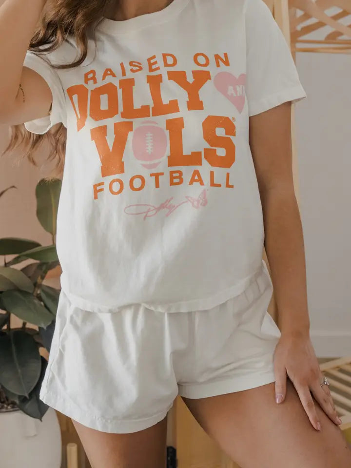 LivyLu Raised on Dolly Parton & the Vols Football Ellie Tee