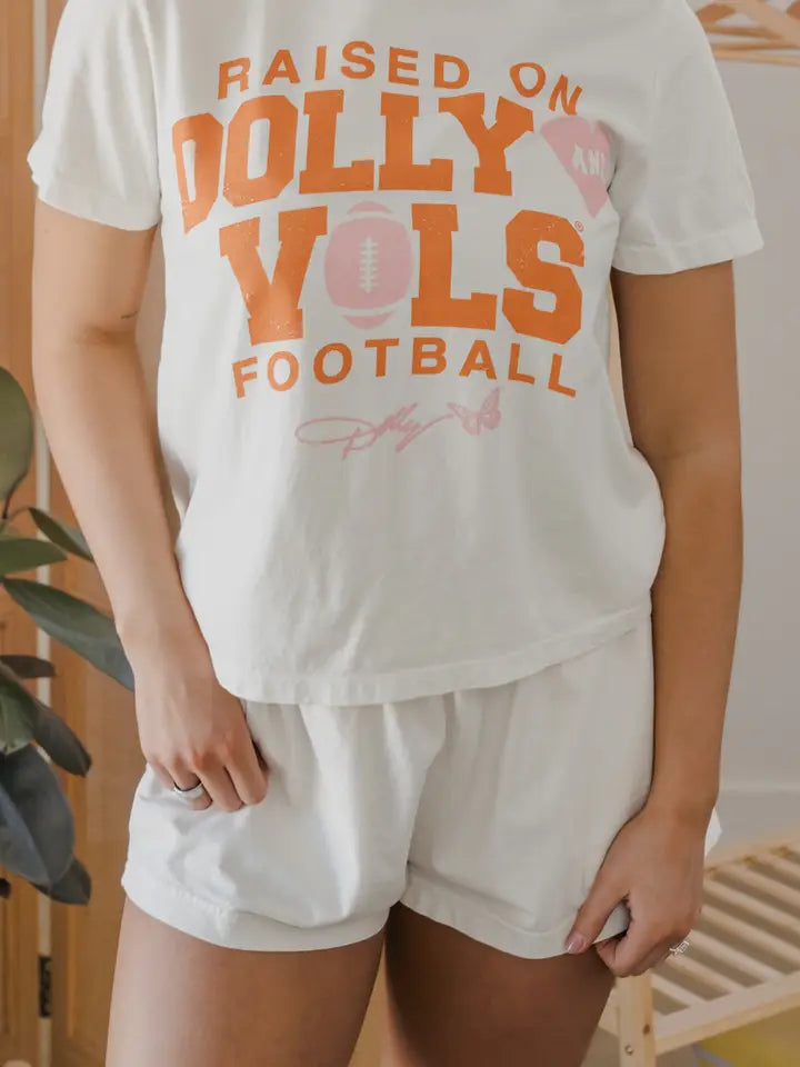 LivyLu Raised on Dolly Parton & the Vols Football Ellie Tee