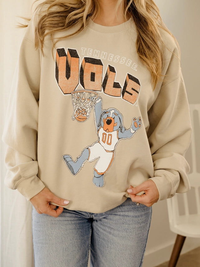 LivyLu TN Vols Mascot Basketball Dunk Sweatshirt