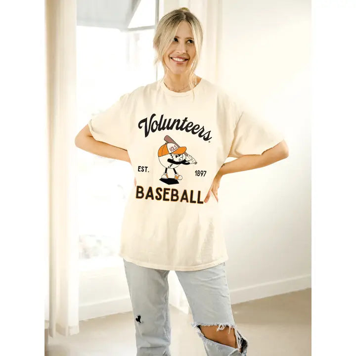 LivyLu TN Vols Amusable Baseball Tee