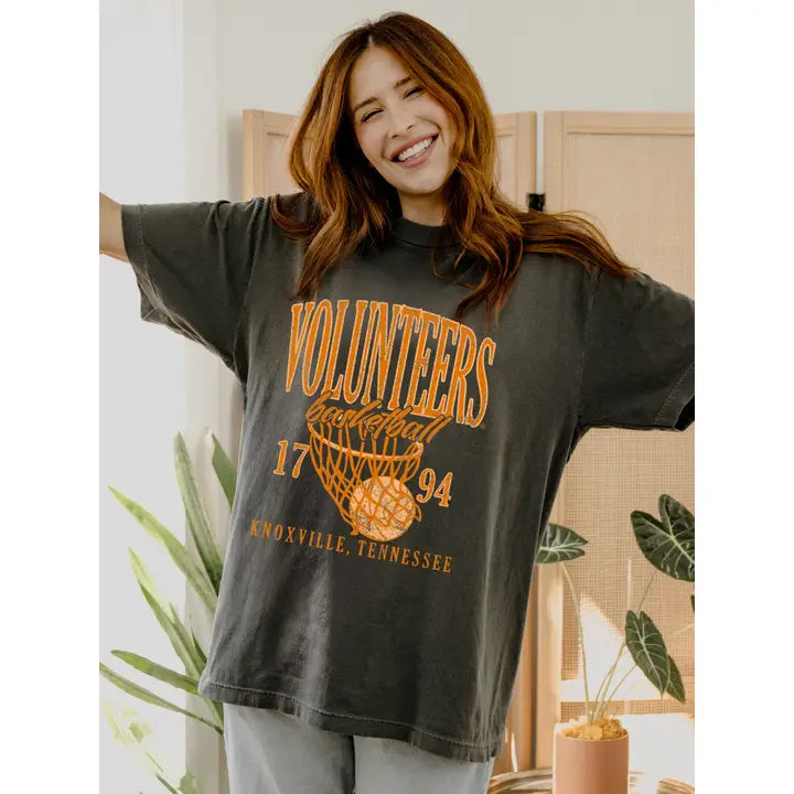 LivyLu TN Vols Big Basketball Tee