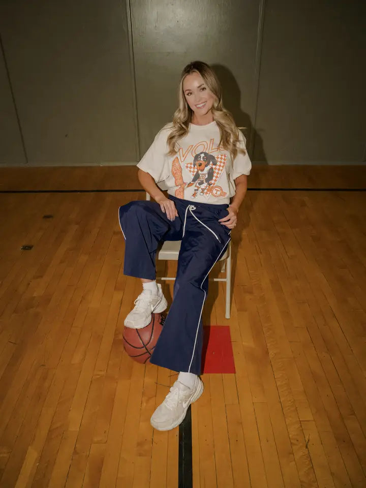 LivyLu Tennessee Vols Courtside Basketball Tee