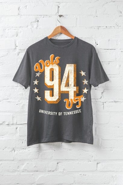 LivyLu Tennessee Vols Jersey Patch Heavyweight Tee smoke 