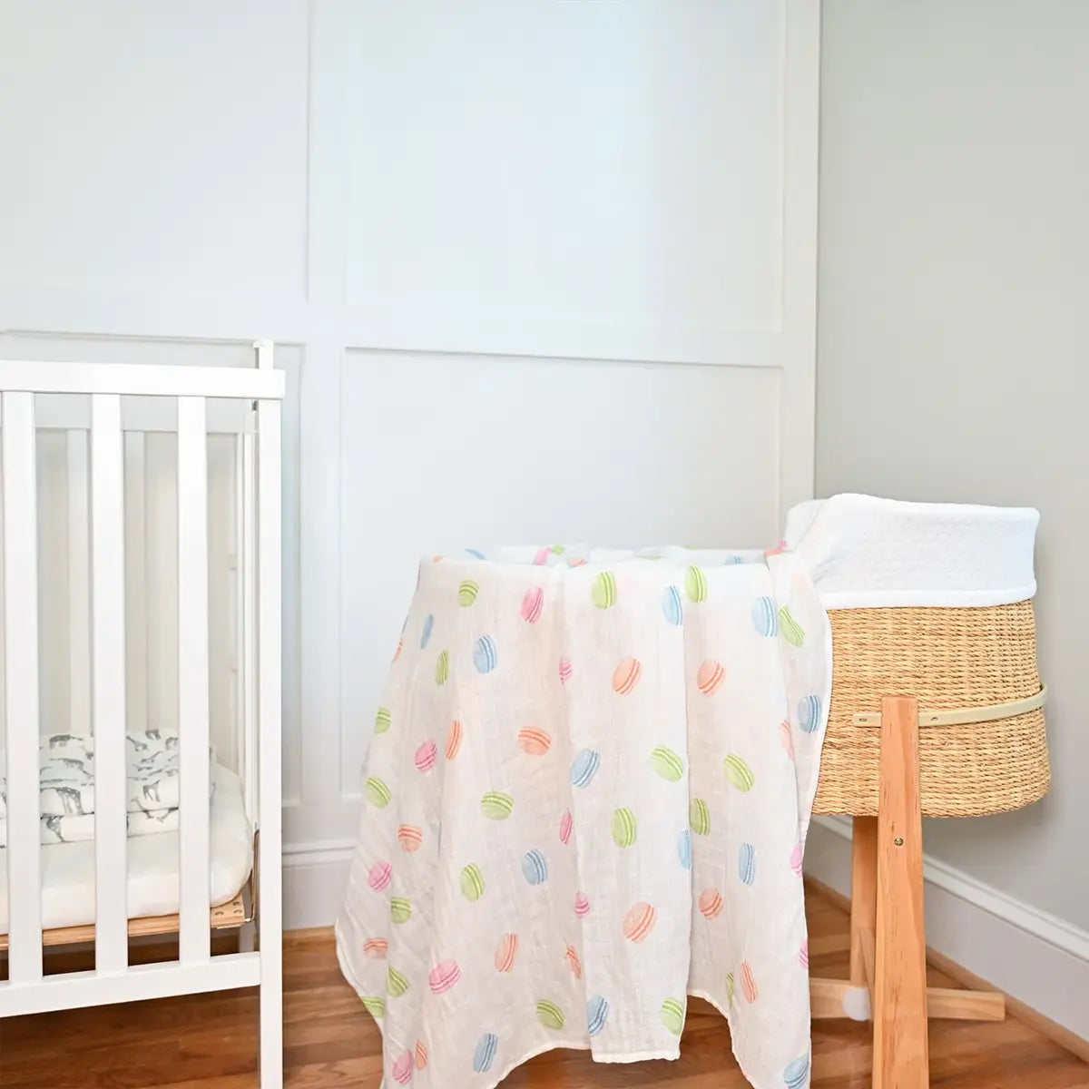 LollyBanks Le Macaron Swaddle Blanket