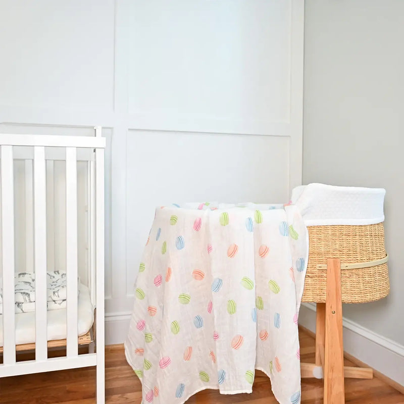 LollyBanks Le Macaron Swaddle Blanket