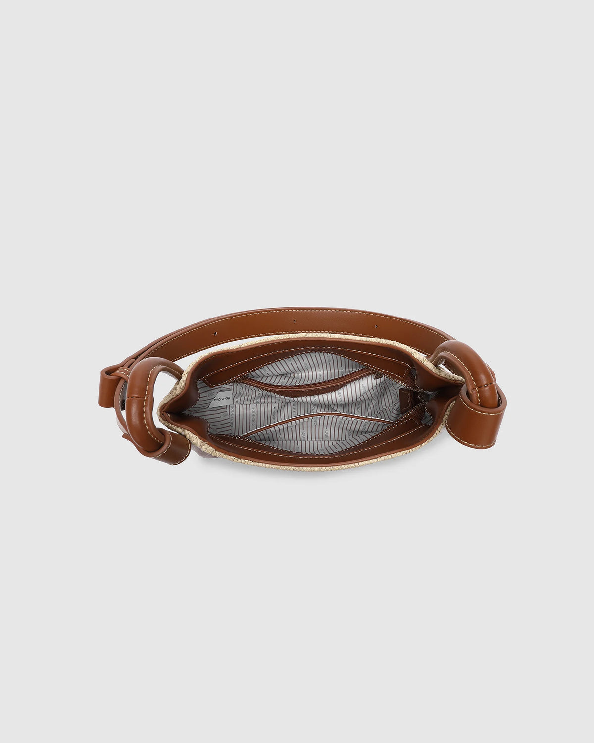 LOUENHIDE Clare Raffia Shoulder Bag