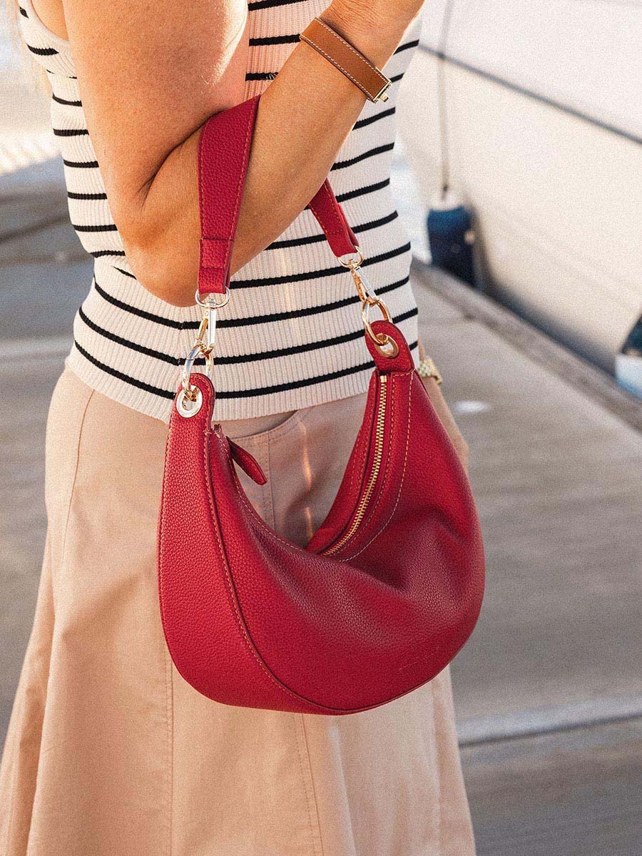 LOUENHIDE Corfu Shoulder Bag Red