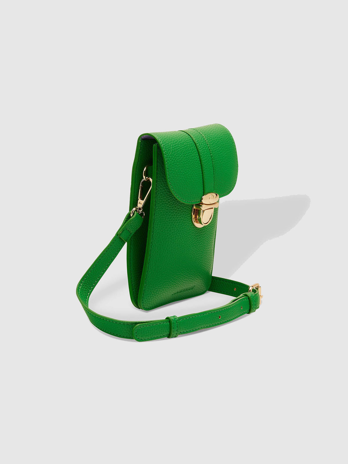 LOUENHIDE fontaine phone crossbody bag in apple green