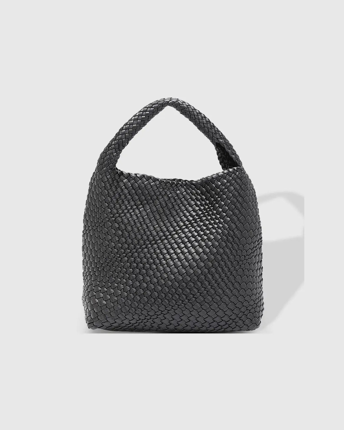 LOUENHIDE Gabby Woven Tote Bag in Black