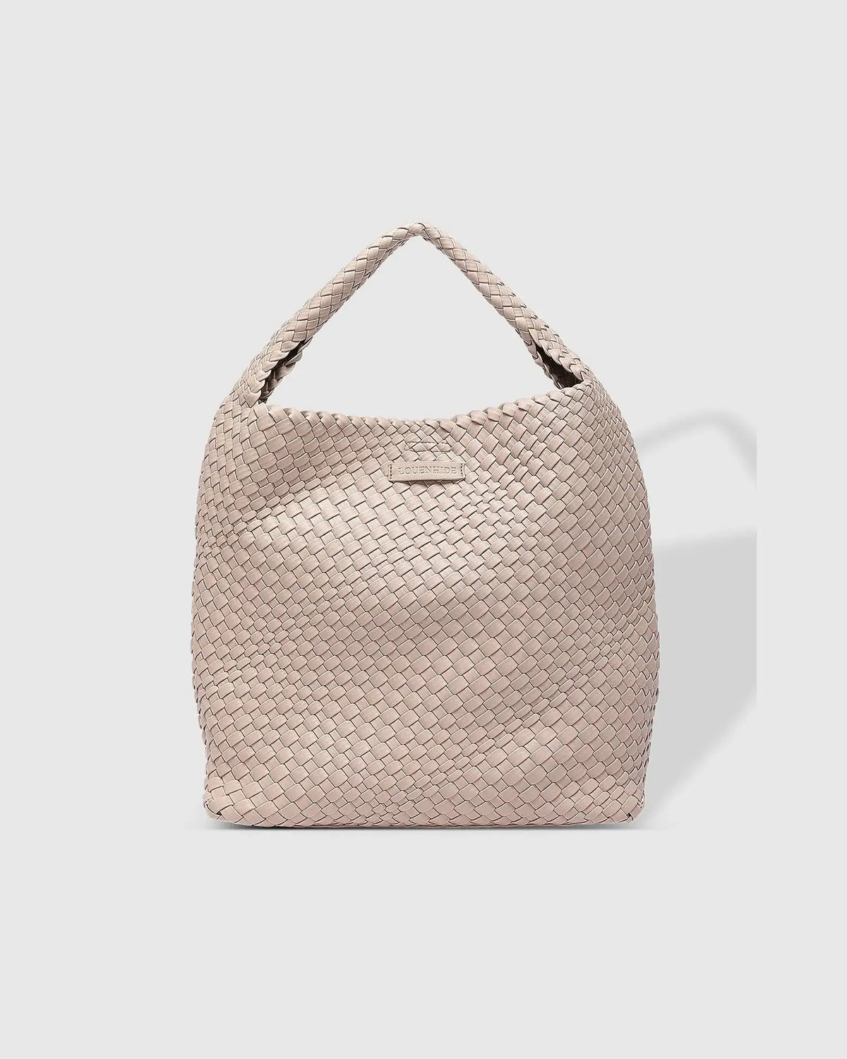 LOUENHIDE Gabby Woven Tote Bag in Malt