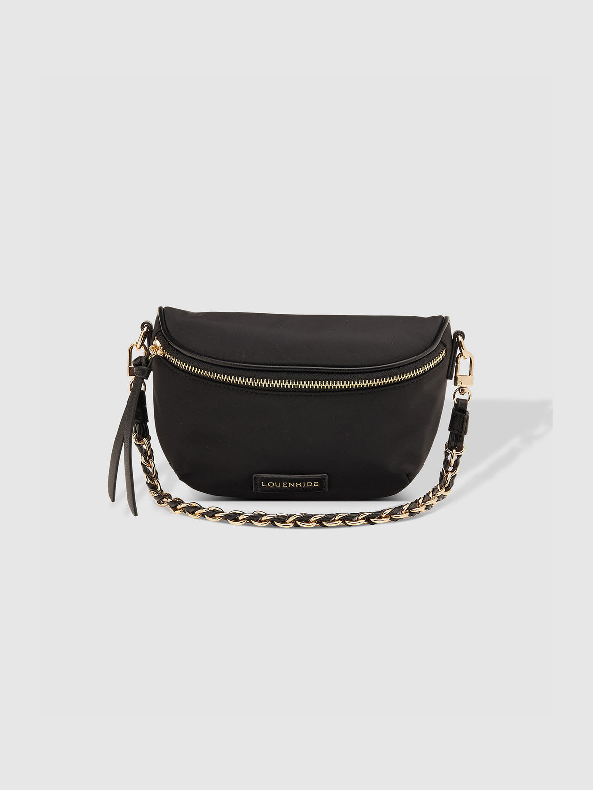 LOUENHIDE halsey nylon sling bag in black