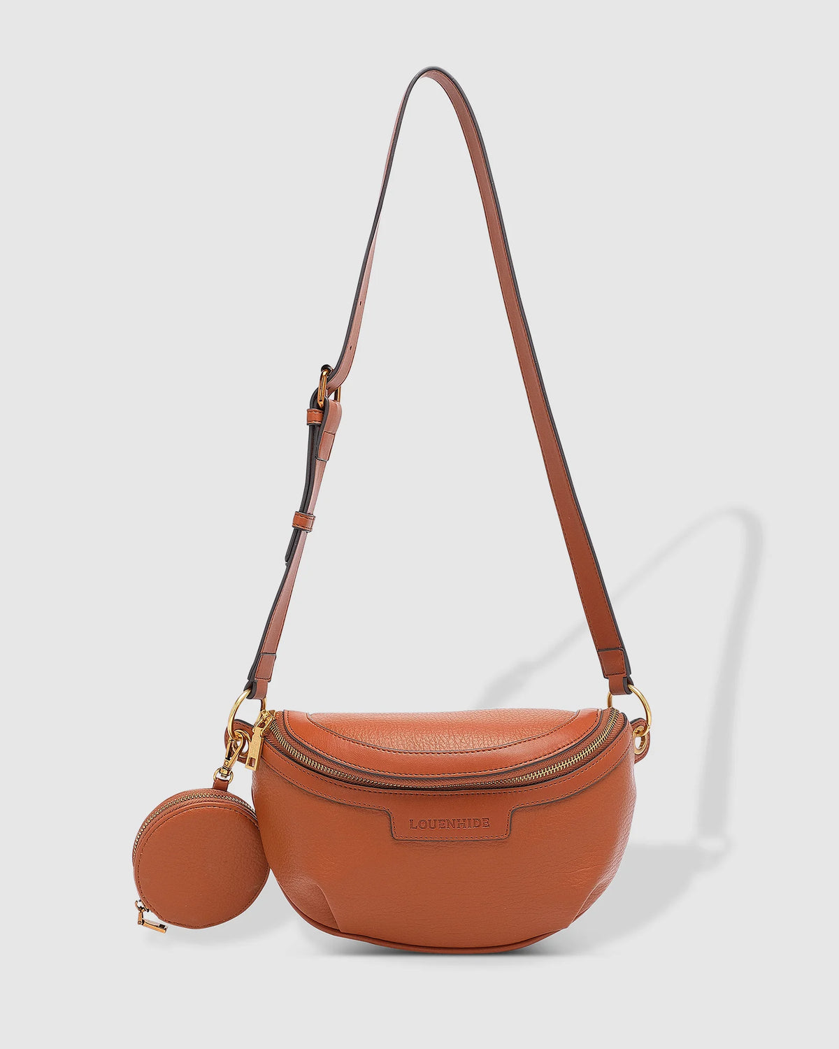 LOUENHIDE Joey Sling Bag in Tan