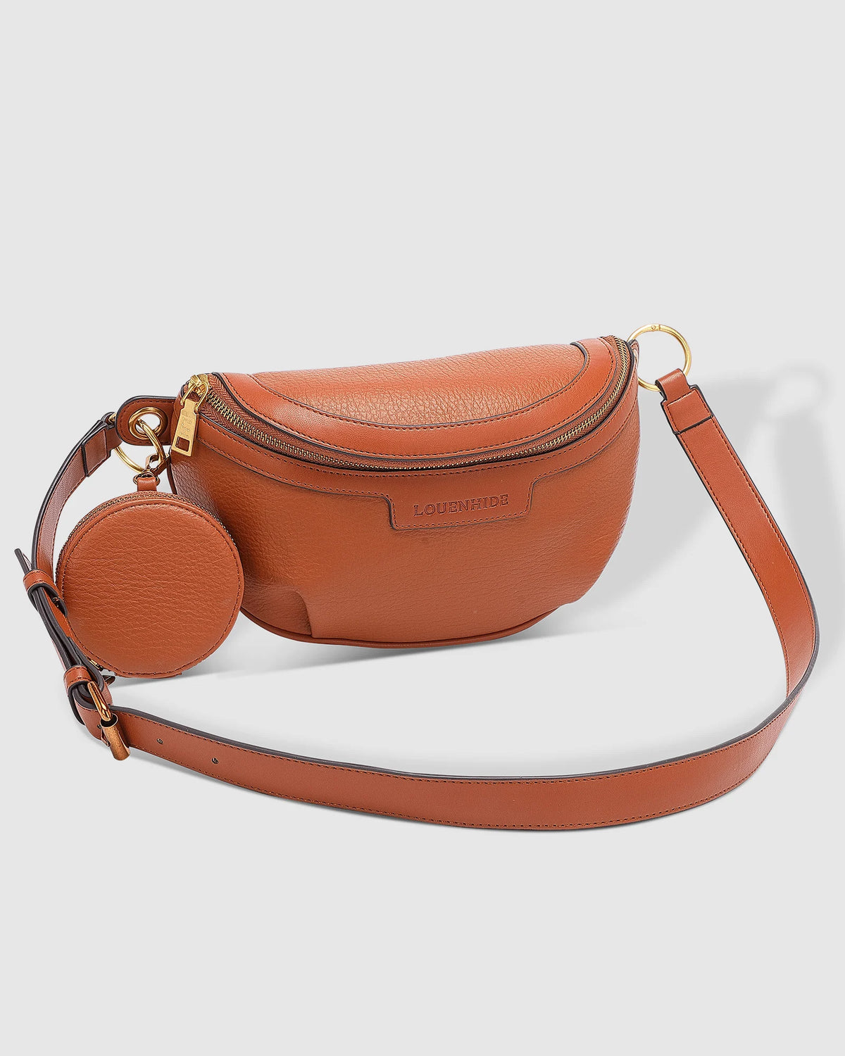 LOUENHIDE Joey Sling Bag in Tan