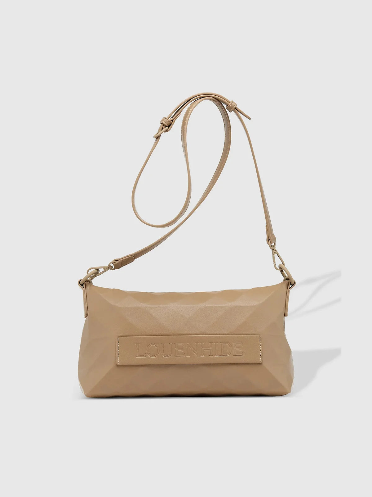 LOUENHIDE Marley Faux Leather Shoulder Bag Taupe