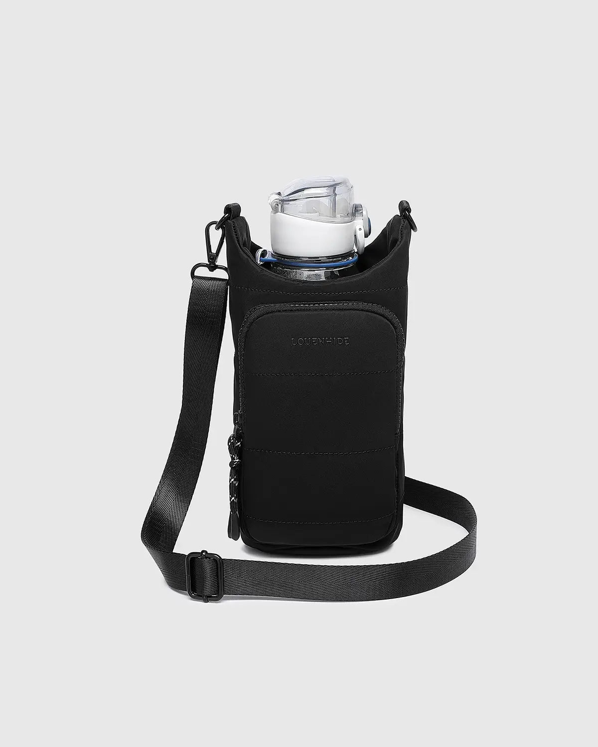 LOUENHIDE Miami Water Bottle Bag in Black