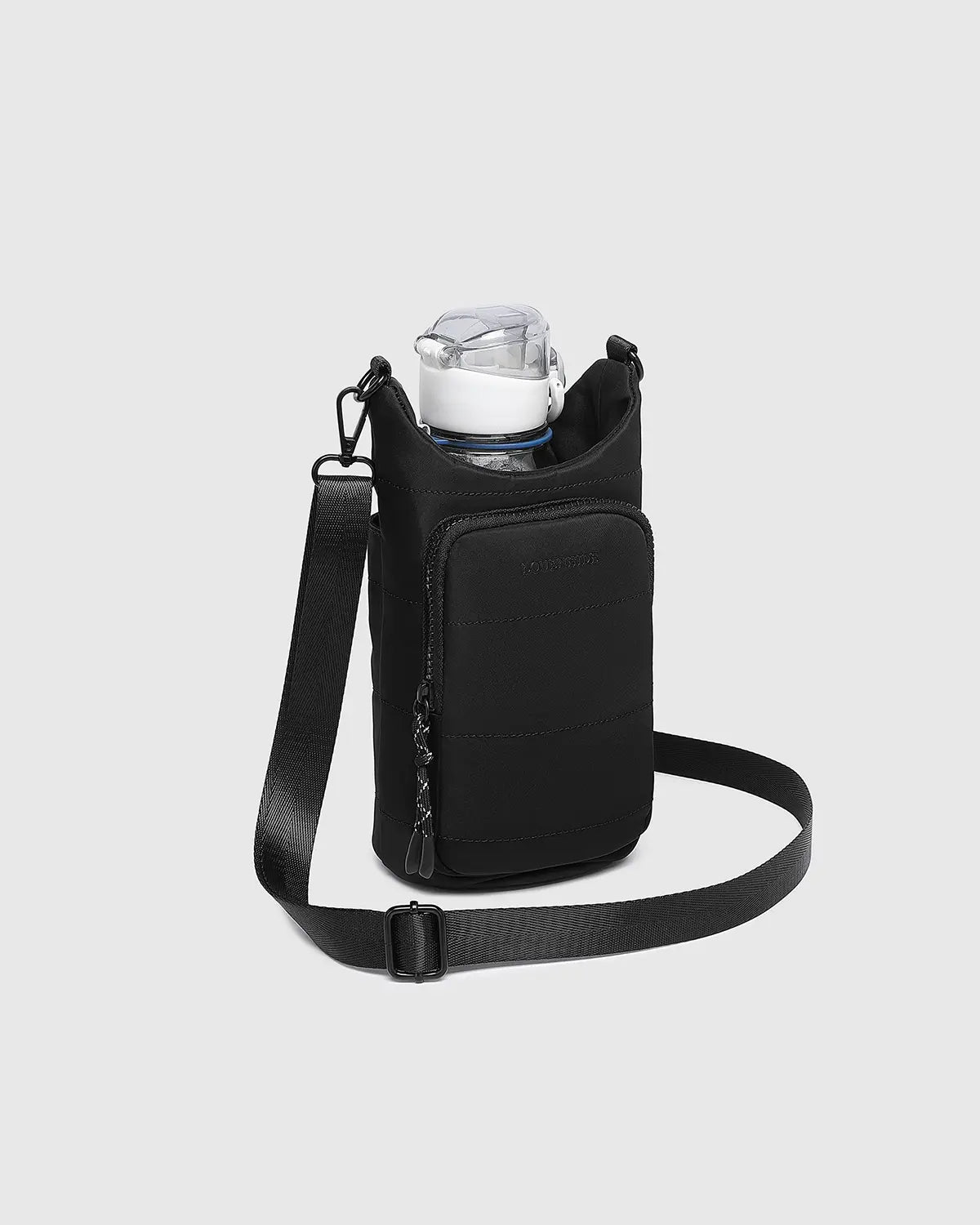 LOUENHIDE Miami Water Bottle Bag in Black