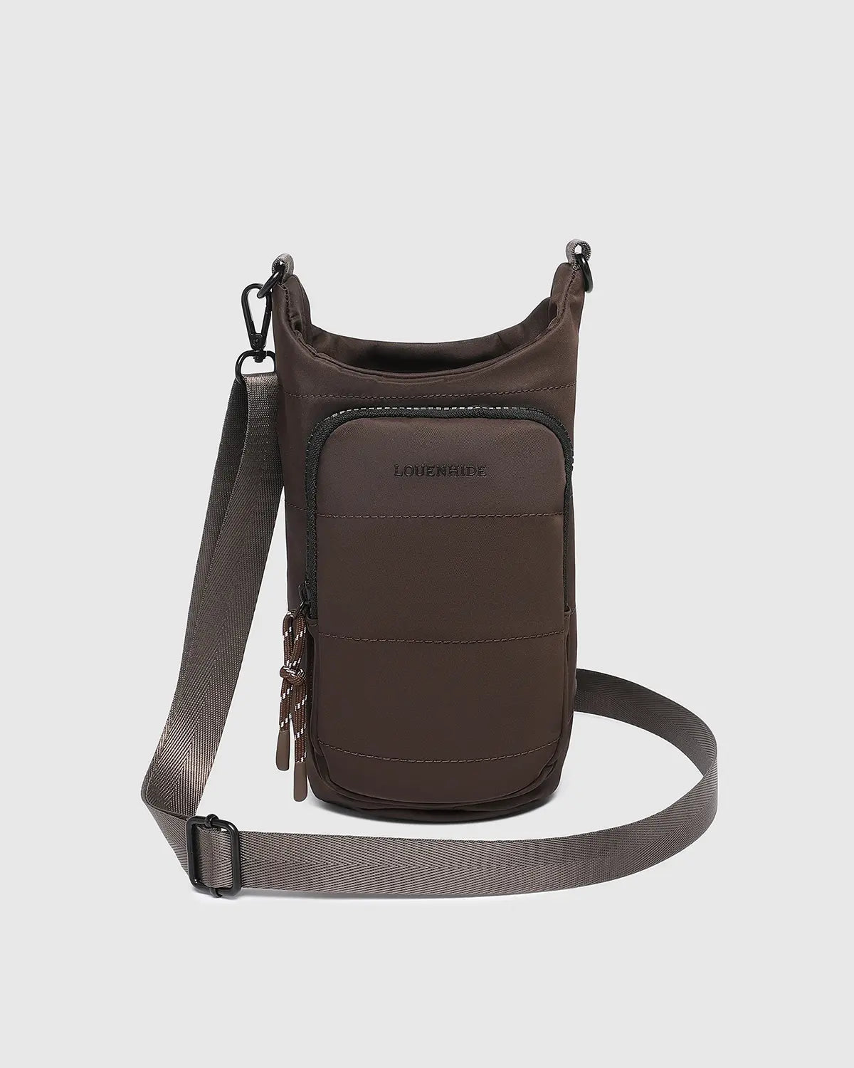LOUENHIDE Miami Water Bottle Bag in Chocolate