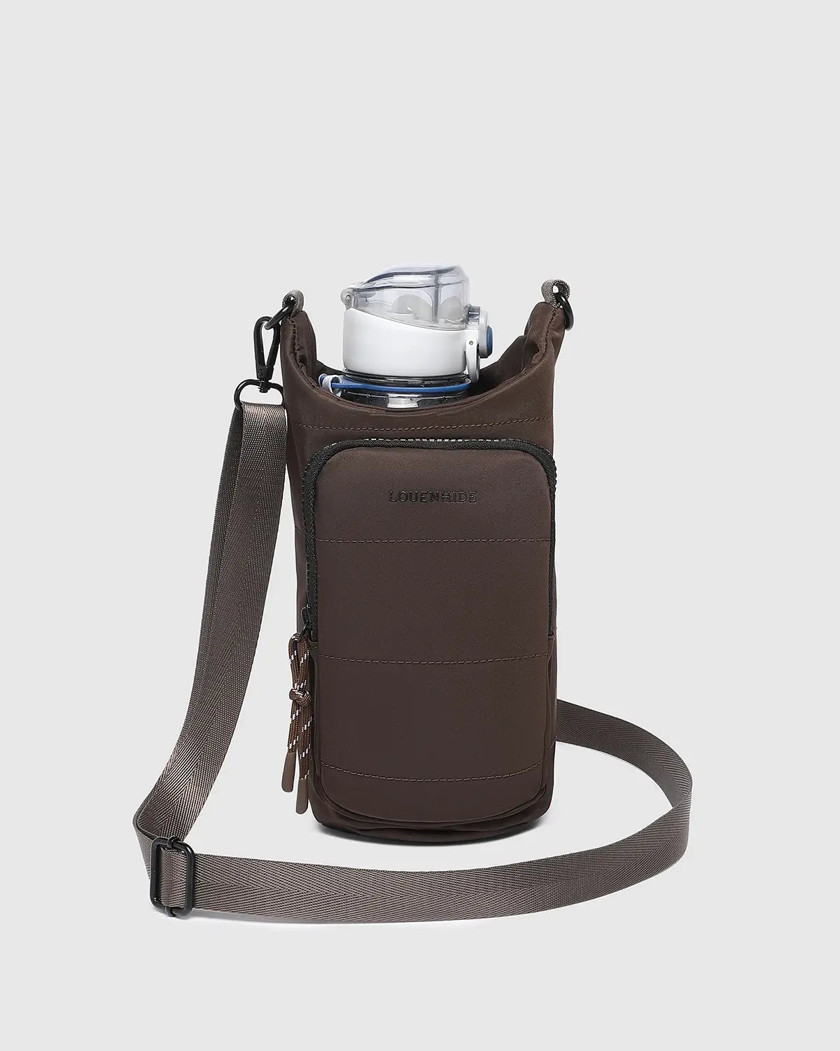 LOUENHIDE Miami Water Bottle Bag in Chocolate