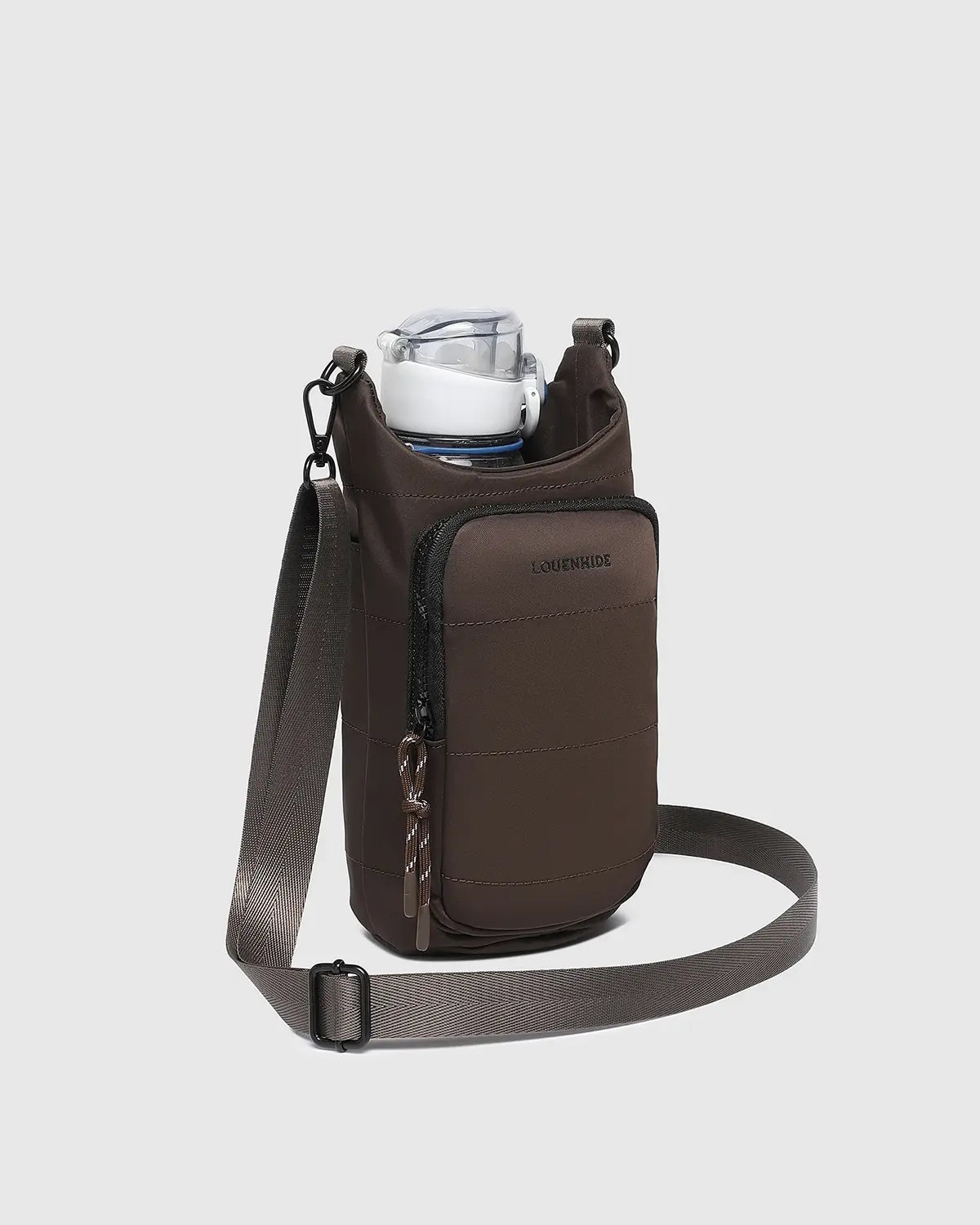 LOUENHIDE Miami Water Bottle Bag in Chocolate